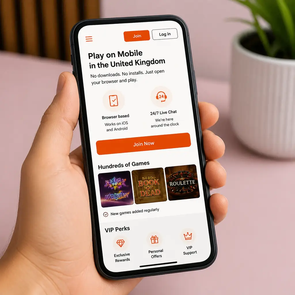 VeryWell Casino App for Mobile Players in the United Kingdom visual guide for VeryWell Casino